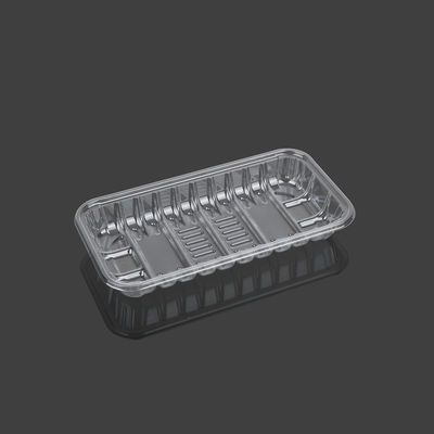 Supermarket Clear 19*10*2.5cm Plastic Meat Packaging